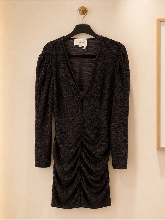 ba&sh Dresses & Skirts - ba&sh Black Sparkle Textured Dress